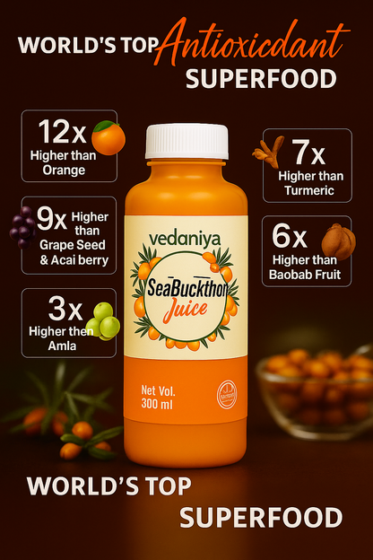 Himalayan Sea Buckthorn Berries Juice - Pure & Natural