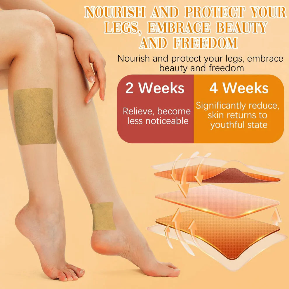 Vedaniya™ Spider & Varicose Vein Patches | Natural Herbal Therapy for Swelling, Fatigue & Vein Health